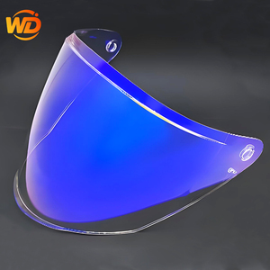 Nouvelle visière PC Aurora <span class=keywords><strong>Iridium</strong></span> pour casques intégraux Of626 - Lentille de remplacement effet miroir arc-en-ciel, résistante aux rayures, étanche, pour moto - Product Image 4