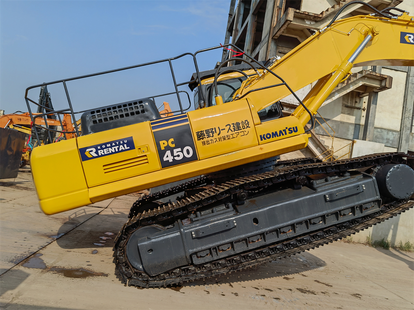 コマツ特注 1/50 コマツ KOMATSU PC450-6 EXCAVATOR カスタム J05-01