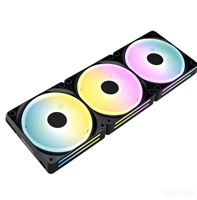 Ventilador de Caja RGB de Levitación Magnética Speedy Premium de 120 mm, Paquete Triple, Sistema de Control de Enlace, Concentrador, Negro, Silencioso, Ventilador de Refrigeración para Juegos de PC