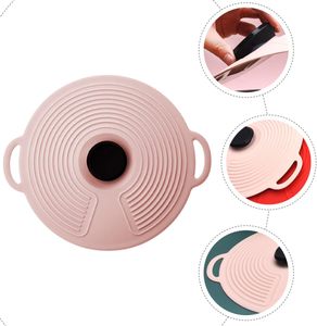 Hot Selling Eco-Friendly Food Grade Silicone Cookware <b>Lid</b> with Tropical Handle Oven Safe Easy Clean Multi-Color Home Outdoor Use - Product Image 6