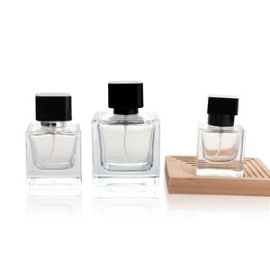 Envases de Perfume de Vidrio Cuadrados Transparentes de Lujo Vacíos al por Mayor de 30 ml, 50 ml y 100 ml, Recargables - Product Image 5