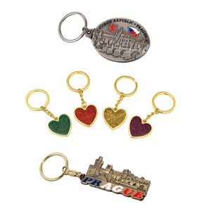 Muestra gratis llavero personalizado fabricante plata 3D Cruz diamantes Acero inoxidable llavero gancho <span class=keywords><strong>Metal</strong></span> llavero - Product Image 5