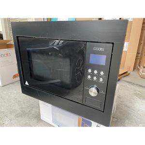 Four à micro-ondes encastrable Cooks 28L noir, commande tactile, intérieur en acier inoxydable, cuisinière électrique - Product Image 3