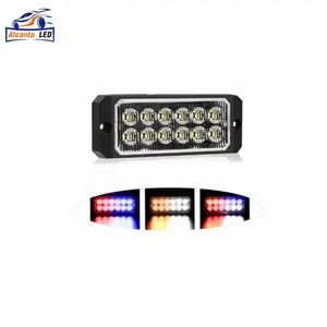 12 LED 36W Car Strobe Light Emergency Lamp 18-Flash Model Car SUV Driving strobe Lamp Emergency Light luces de para carro