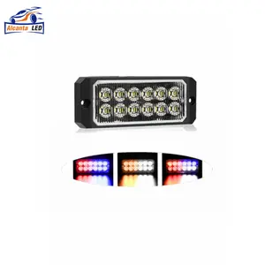 12 Led 36 Wát xe Strobe ánh sáng khẩn cấp đèn 18-Flash Mô hình xe SUV lái xe Strobe đèn khẩn cấp ánh sáng Luces de Para carro