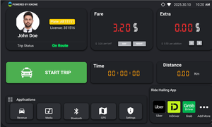 <span class=keywords><strong>Terminal</strong></span> integrado multifunción inteligente para taxi IOKONE de 9 pulgadas (6 + 128): navegación multifunción y GPS - Product Image 1