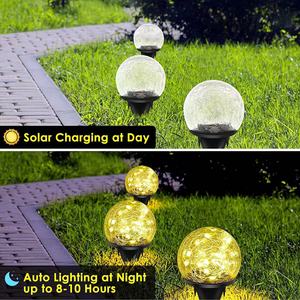 Lámpara Solar con Forma de Bola, Resistente al Agua, para Jardín, Patio, Césped, Decoración, IP65, LED, Alimentada por Energía Solar - Product Image 3