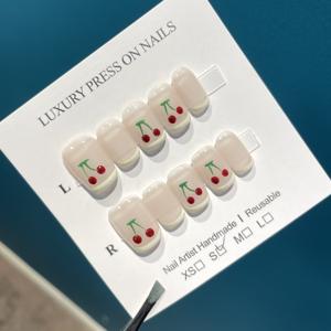 Uñas Postizas en Oferta, Forma Ataúd, Bailarina, Ovaladas, con Diamantes Brillantes, Uñas Artificiales Hechas a Mano, Precio al por Mayor - Product Image 3