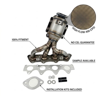 Collecteur d'échappement à haut débit pour Hyundai Accent Veloster 2012-2017 Kia Soul Rio 1.6L G4FD 28510-2B485 Ajustement direct SANS ERREUR CEL