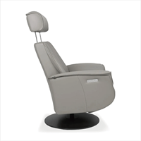 Chaise longue rotative en cuir au design moderne haut de gamme sans vente en gros