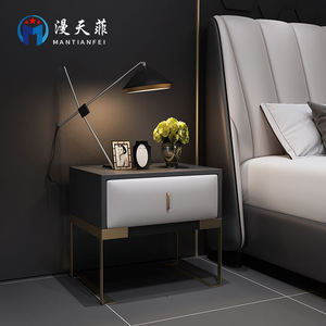 เตียงหุ้มเบาะมันเทียนเฟย 1.8 ม. เตียงคู่หุ้มหนัง ดีไซน์ทันสมัยเรียบง่าย - Product Image 3