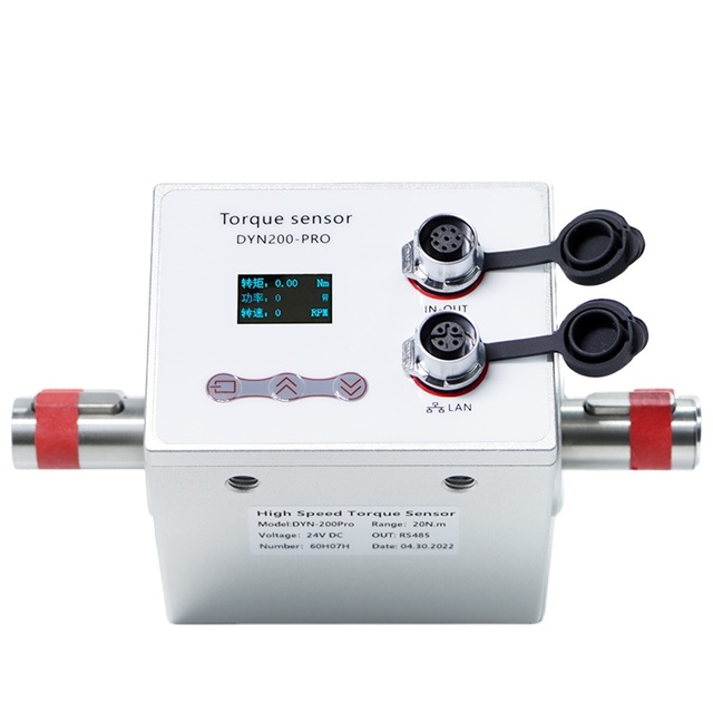 Non-contact Rotating Dynamic Torque Sensor large Range Square Motor Rotary  Torque sensor Transducer Tester Price Sale