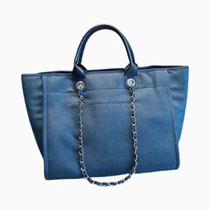 Sac fourre-tout d'été en toile grande capacité, style luxe, pour femme, sacs à main de créateur, vente en gros, prix abordable 2026 - Product Image 2