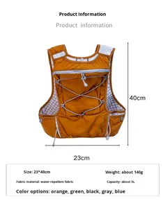Sac à dos de course et de cyclisme ultra-léger pour femmes Duomai, sac à eau pour l'hydratation au marathon, veste de sport multifonctionnelle pour les sports de plein air - Product Image 6