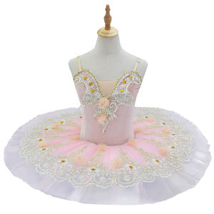 Niños <span class=keywords><strong>blanco</strong></span> Swan Lake Ballet disfraz niños vestido profesional Ballet tutú panqueque niñas bailarina tutú faldas - Product Image 1
