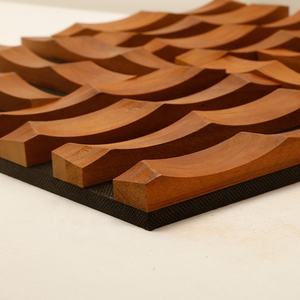 MUMU 3D Art Decor partizione camera da letto di alta qualità nuovo materiale interno in legno altre tavole pannello di rivestimento della parete - Product Image 3