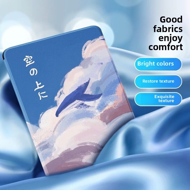 KPW5 Lightweight PC PU Leather Silicon Plastic Protective Case for Paperwhite5 E-Reader Sleep Wake-up Colorful Tablet Cover Case