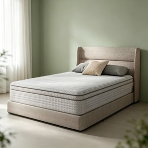Matelas double <span class=keywords><strong>Novilla</strong></span> 10 pouces respirant Euro Top en mélange de coton hybride à ressorts ensachés, mousse à pression réduite, fermeté moyenne - Product Image 2