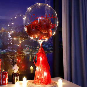 Toptan 18 inç yüksek kaliteli aydınlık şeffaf bobo kabarcık balonlar - Product Image 6