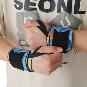 Muñequera ajustable al por mayor entrenamiento levantamiento de pesas gimnasio soporte logotipo personalizado <span class=keywords><strong>Anime</strong></span> levantamiento de pesas <span class=keywords><strong>muñequeras</strong></span> - Product Image 6