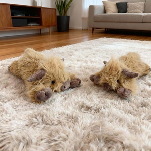 Nouvelle Peluche Cheval des Highlands écossais, Rembourrée en Coton PP, Brodée, Réaliste, Douce et Cuddly, Jouet de Ferme - Product Image 2