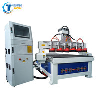 Machine CNC à 4 axes multi-têtes 1325 1530 Machine de gravure sur bois CNC à têtes multiples Routeur CNC