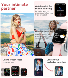 Smartwatch LIGE SML11 per Android e iOS, Tracker Fitness Sportivo Impermeabile con Monitoraggio Frequenza Cardiaca, Pressione Sanguigna e Ossigeno, Orologio Intelligente per Donne - Product Image 4