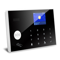 Système d'alarme intelligent pour maison connectée avec écran LCD, multilingue, sans fil, Tuya Wifi 4G GSM, compatible Alexa Google Home, portable, 100 zones