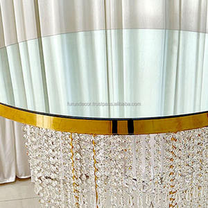 Pendentif en cristal de table ronde personnalisé Furun pour les mariages Ameublement et décorations de maison - Product Image 4