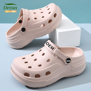 Deran OEM respirant été mode sabots antidérapant nouvelle production extérieur sabots Chine fabricant <span class=keywords><strong>pas</strong></span> <span class=keywords><strong>cher</strong></span> prix EVA Echo sabots - Product Image 1