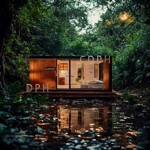 Có Thể Gập Lại Giá Rẻ Giá 2 Tầng Nhỏ Đúc Sẵn Nhà Nhỏ Sẵn Sàng Thực Hiện Mini Sang Trọng Modular Với Phòng Ngủ Prefab Nhà Biệt Thự - Product Image 1