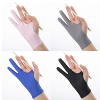 Gants de dessin d'artiste Meihui Gants de dessin en papier de rejet de paume pour tablette de dessin graphique iPad