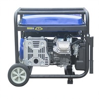 Générateur d'essence portable 9 kW avec roues, démarrage électrique, fil de cuivre 100 %, générateur d'énergie à essence pour les situations d'urgence