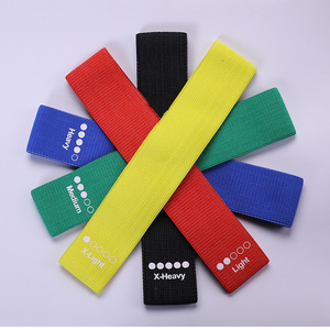 Set Fitness di 5 Fasce Elastiche in Poliestere Impilabili fino a 68 kg, Alta Elasticità, Portatili, per <span class=keywords><strong>Allenamento</strong></span> <span class=keywords><strong>Gambe</strong></span> e Glutei - Product Image 4