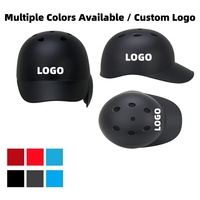 Casque de baseball en ABS haute résistance TaiWan709S avec visière et double protection des oreilles, MOQ 10, accessoires de baseball personnalisables avec LOGO
