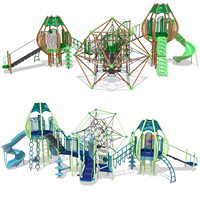 Équipements de parcs d'attractions, équipements de jeux extérieurs pour écoles et centres de villégiature, équipements de jeux commerciaux, terrains de jeux personnalisés
