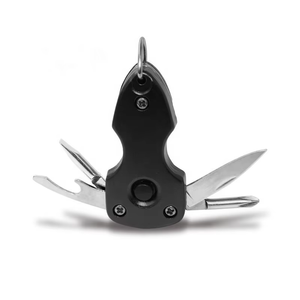 Fabbrica all'ingrosso in acciaio inox multifunzione apribottiglie <span class=keywords><strong>portachiavi</strong></span> Multi strumento coltello pieghevole <span class=keywords><strong>con</strong></span> <span class=keywords><strong>torcia</strong></span> - Product Image 4