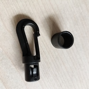 Gancho de polietileno de 8 mm para extremo de cuerda elástica, para kayak, canoa, barco, equipo de exterior, accesorio de plástico duradero - Product Image 2