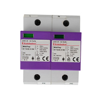 Parafoudre triphasé basse tension Telebahn TUV 230V/400V AC SPD T1+T2 Iimp25kA/100kA 4P pour TN-S