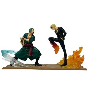 14-16CM japonais PVC Anime Figure 1 pièce Sanji <span class=keywords><strong>Roronoa</strong></span> <span class=keywords><strong>Zoro</strong></span> Figura jouet poupée Anime PVC Statue <span class=keywords><strong>Figurine</strong></span> - Product Image 1