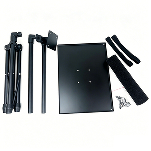 Support d'ordinateur <span class=keywords><strong>portable</strong></span> réglable en hauteur avec plateau pour souris et support de téléphone pour bureau debout, maison, bureau, lit, <span class=keywords><strong>canapé</strong></span> - Product Image 3