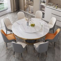 Modernes Großes Esszimmer-Set mit Esstisch für 8 Personen