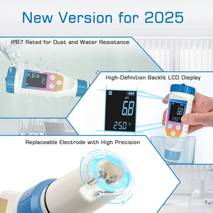 Analyseur numérique portable 7-en-1 de la qualité de l'eau (pH, TDS, EC, ORP, salinité) – Rapide et précis pour usage domestique et professionnel - Product Image 5
