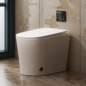 Doooway Évier de salle de bains intelligent en céramique de luxe Ensemble de sièges de toilette chauffants intelligents Télécommande Siphonic S Trap Bol allongé - Product Image 6