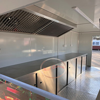 Remolque de Comida Pequeño de Fibra de Vidrio, Económico, Móvil, Ideal para Desayunos, Panadería y Venta Ambulante, Ideal para Negocios de Catering