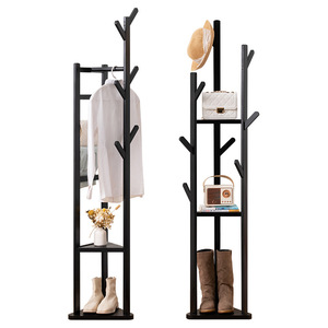 Cintre vertical en bambou au <span class=keywords><strong>design</strong></span> minimaliste moderne avec fonction de suspension pour meubles de maison; pour chambre à coucher - Product Image 5