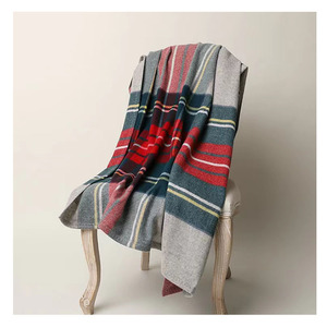 Châle de voyage de mongolie intérieure 100 <span class=keywords><strong>cachemire</strong></span> couverture en laine australienne mérinos en tricot épais angora camp - Product Image 4