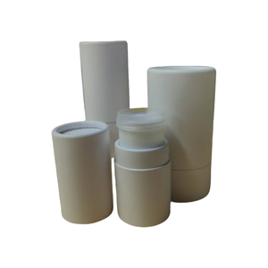 Tube de baume à lèvres en carton biodégradable personnalisé, emballage en papier kraft rond en gros - Product Image 5