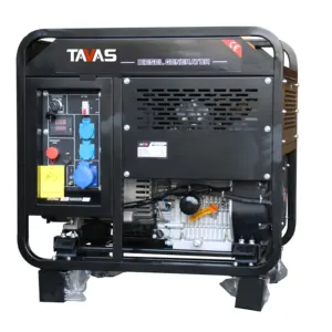 TAVAS 7KW Three Phase Air Cooled Open Frame 1 Cylinder Diesel Generator Series