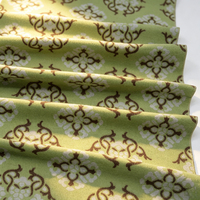 Écharpe en acrylique jacquard personnalisée avec logo, motif géométrique vintage color-block, châle chaud et épais pour l'hiver